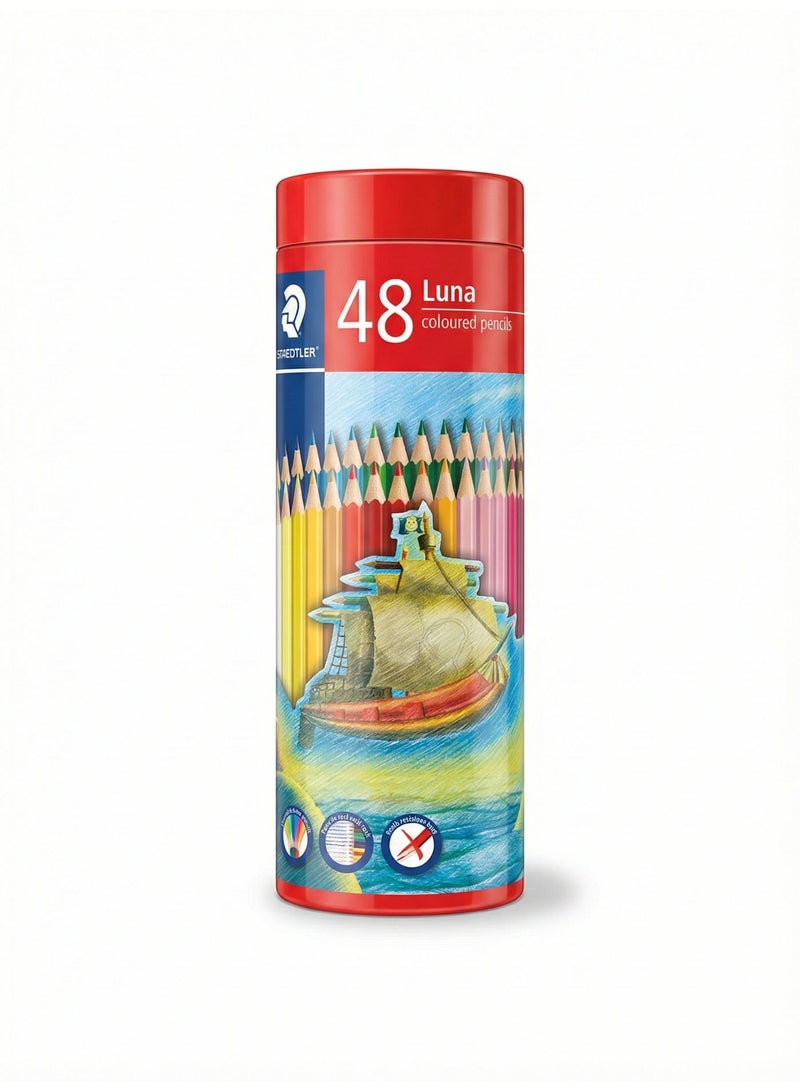 STAEDTLER 48-Piece Luna Colour Pencils In Metal Cylinder - Image 2
